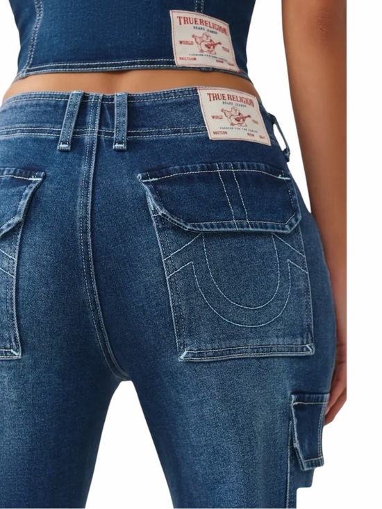 True Religion Denim - True Religion Cargo Straight Jeans‎ Size 28 New